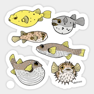 Puffers! Sticker